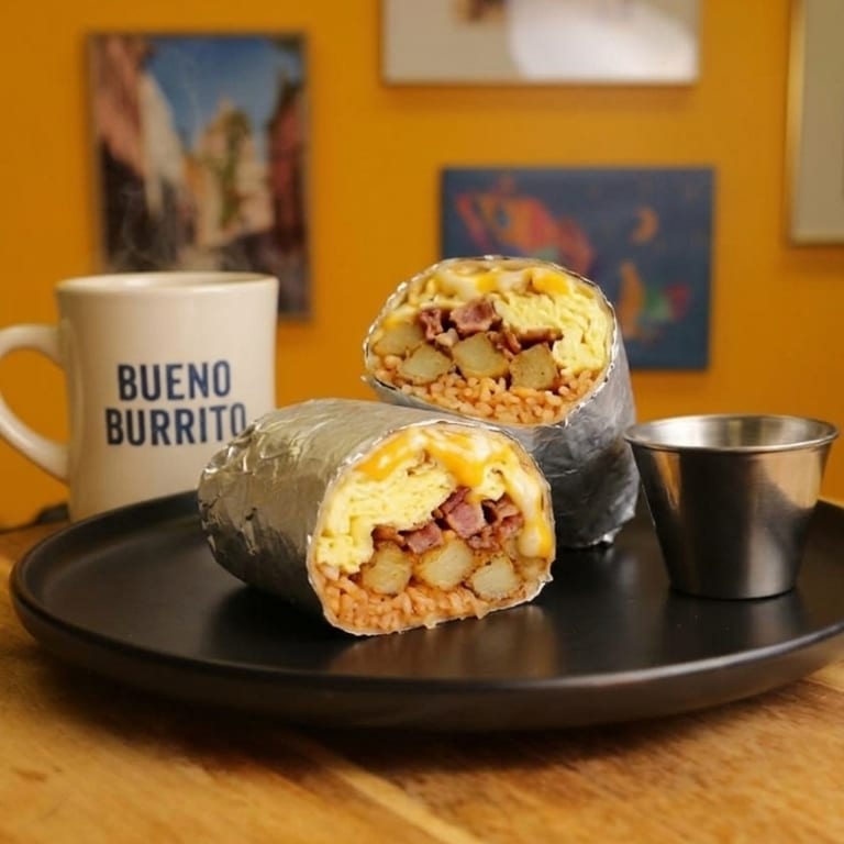 Delicious Breakfast Burrito